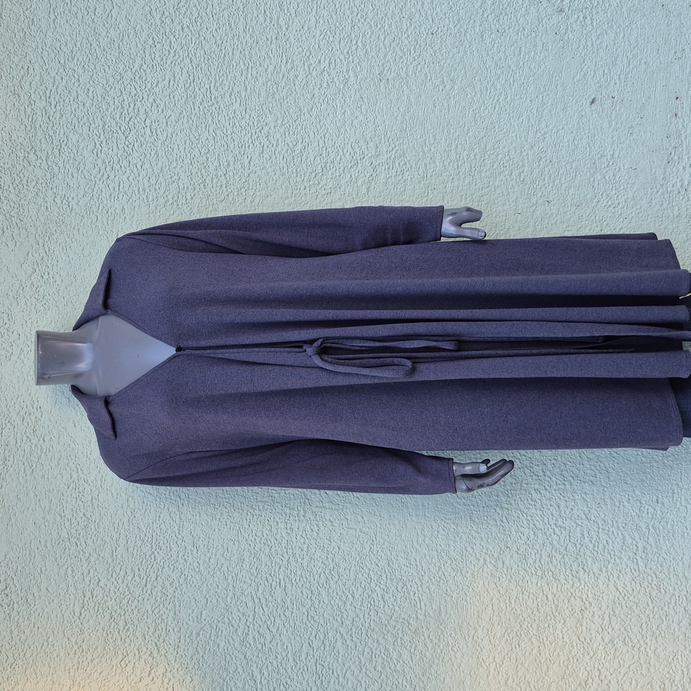 Kathy Ireland (Taiwan) Ladies Medium Gray Wrap Sweater Dress